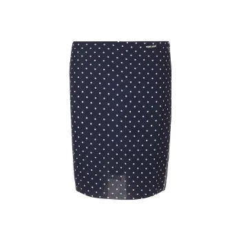 MIU MIU Mid Rise Polka Dot Midi Skirt