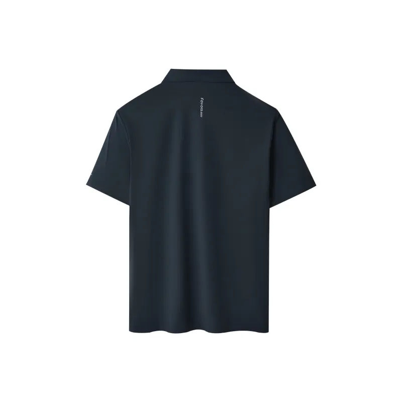 HLA Polo Shirts Men Navy Blue F5-1