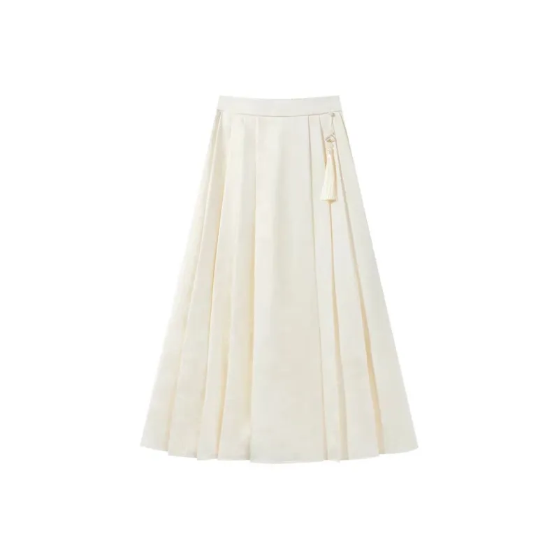 GLEE DIARY Casual Long Skirt Women's-0