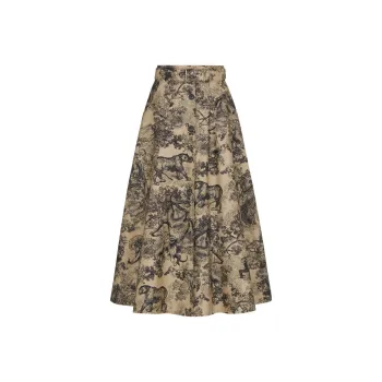DIOR FW22 Skirt Women's Earth Yellow