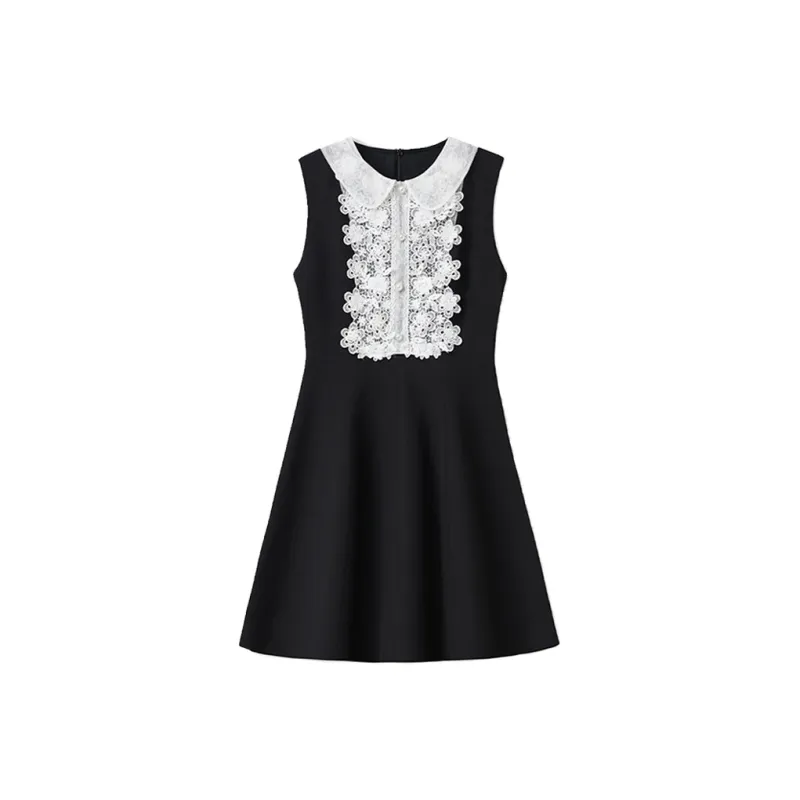 SKYA Sleeveless Dress Women's Black-0