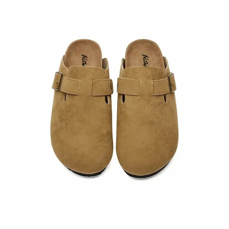 ALI THE FOX Rubber Sole Abrasion Resistant Slip Resistant Closed Toe Slippers Unisex-12