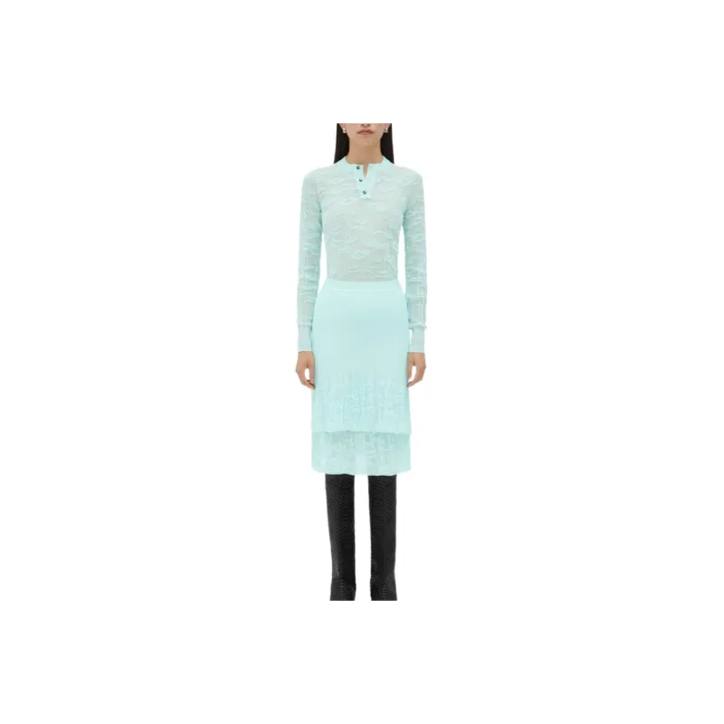 Bottega Veneta Flower Midi Skirt-0