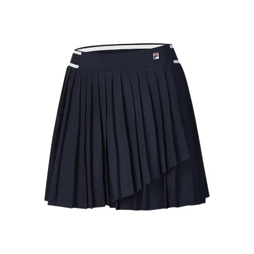 FILA PREPPY NOSTALGIA Casual Short Skirts Women's RD Royal Blue