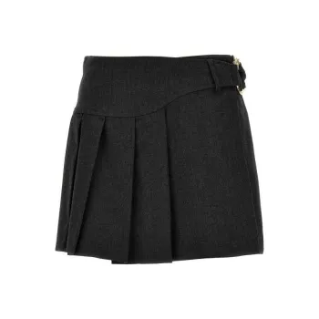 PINKO Casual Short Skirts Women's Dark Gray