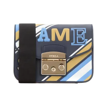 Furla Metropolis Collection Polyester Shoulder Bag Crossbody Bag Mini Women's Multicolor