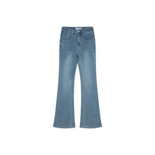 Mo Han Yi Mei Jeans Women's Blue