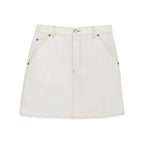COACH SS24 Casual Short Skirts Women's Gray White