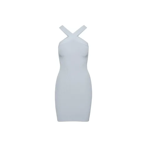 ARITZIA Babaton Sculpt Knit Criss Cross Dress Sleeveless Dress Women's Daze Grey/Gray