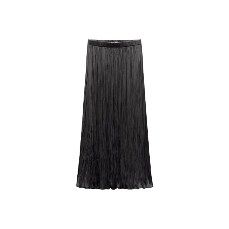ZARA Casual Long Skirts Women's Gray-0
