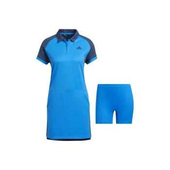 Adidas COLORBLOCK COLORBLOCK DRESS Short-Sleeved Dresses Women's Blue