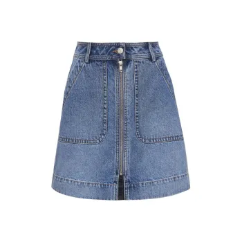 Brother Is Really Good Denim Short Skirts Women's