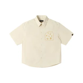DANGEROUSPEOPLE Shirts Unisex Beige Yellow