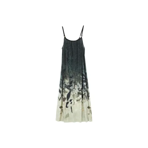 3COLOUR Slip Dress Women's Black Floral