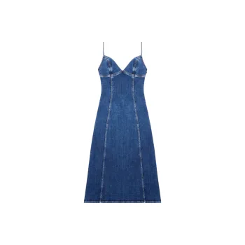 DIESEL De Fulvy Dress D Denim Midi Dress