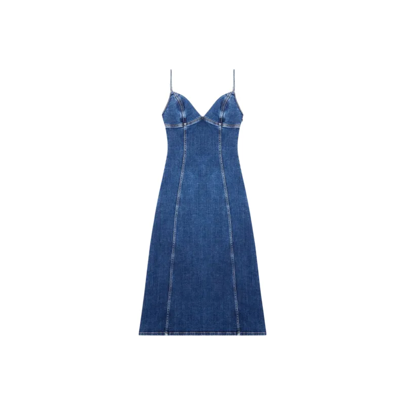 DIESEL De Fulvy Dress D Denim Midi Dress-0