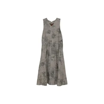 ZIGGYCHEN Abstract print Midi Dress