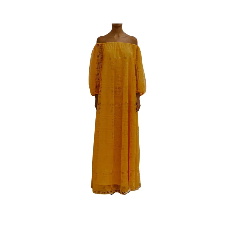 Antonino Valenti Long Sleeved Dresses Women's Yellow-0