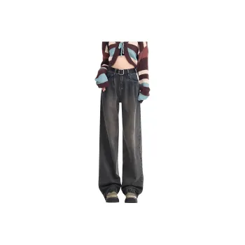 YINLEI Jeans Women's Concrete Gray