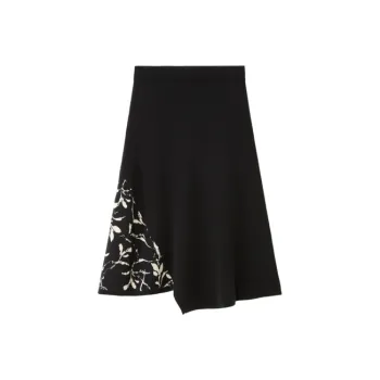 OVV Casual Long Skirts Women's Black Trim A2
