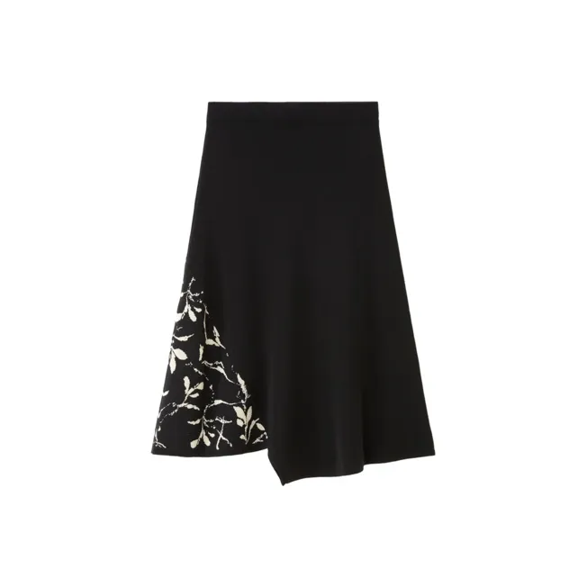 OVV Casual Long Skirts Women's Black Trim A2-0