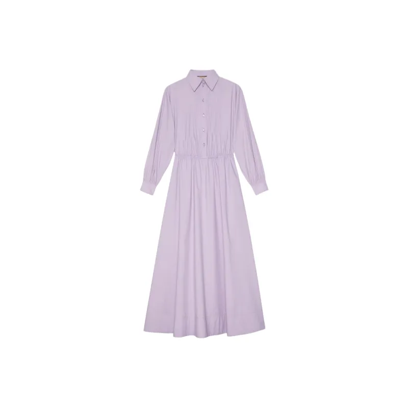 GUCCI Long-Sleeved Dresses Women's Light Purple-0