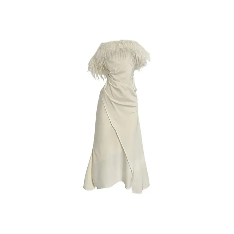 SECFLY OFFICIAL Sleeveless Dress Women's Apricot-0