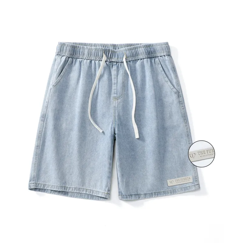 PAINT STAIN Denim Shorts Unisex-9