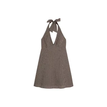 Hollister Sleeveless Dress Women's Brown