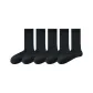 [5 Pack, Cuffed Cooling Layered]5 Pack Black