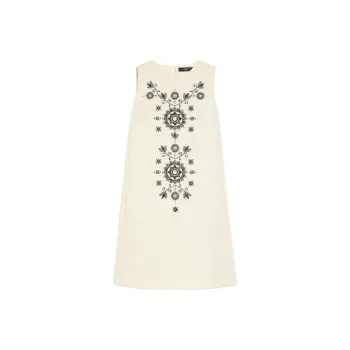 WEEKEND MaxMara SS25 Sleeveless Dress Women's White