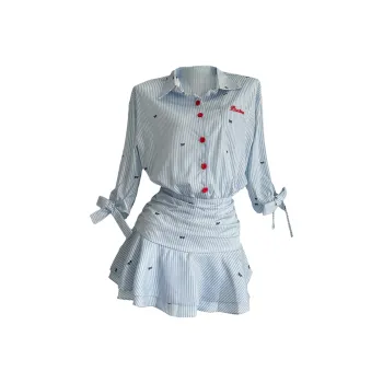 JOSR Long Sleeved Dress Women's Light Blue