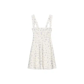 ZARA Sleeveless Dress Women's White