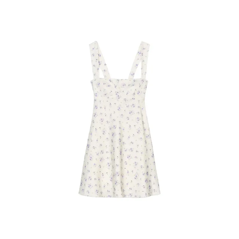ZARA Sleeveless Dress Women's White-0
