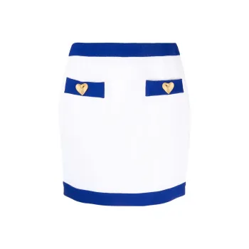 MOSCHINO FW23 Casual Short Skirts Women's White