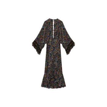 LOEWE SS25 Long Sleeved Dress Women's Multicolor