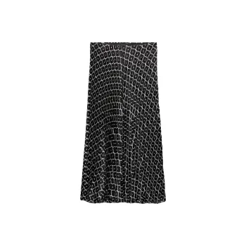 ZARA Casual Long Skirts Women's Black