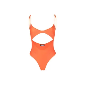 Jacquemus Le Maillot Aranja One Piece Swimsuit 'Orange'