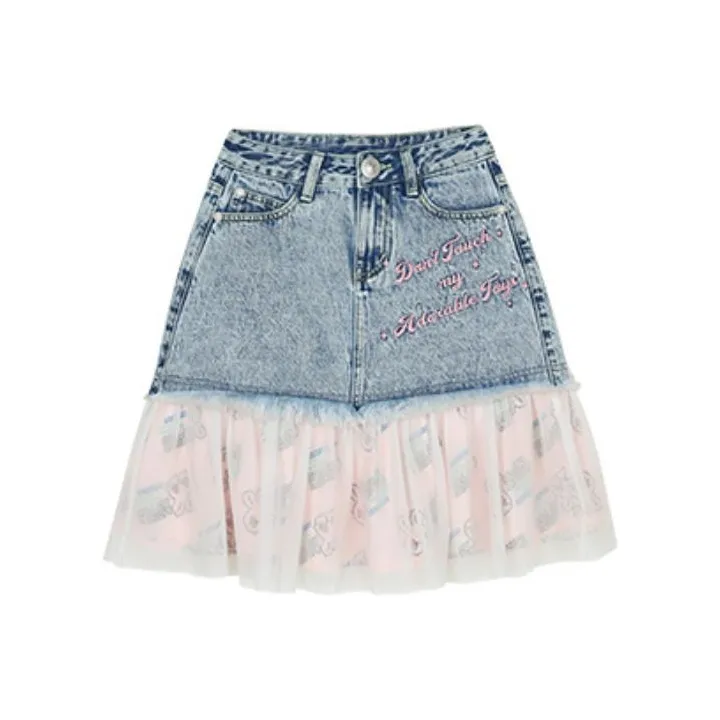 LALABOBO Denim Short Skirts Women's-0