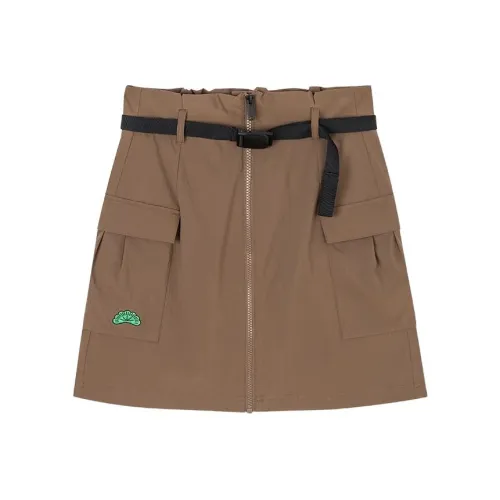 Anta Variety Training Collection Casual Short Skirts Women's Chocolate