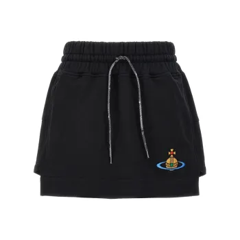 Vivienne Westwood SS24 Casual Short Skirts Women's Black