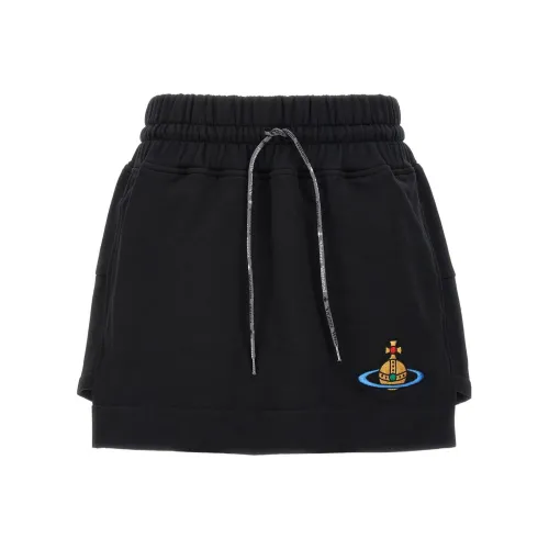 Vivienne Westwood SS24 Casual Short Skirts Women's Black