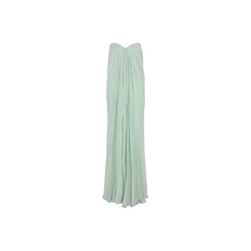 Alexander McQueen Sleeveless Dress Women's Mint-0