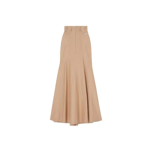 JW Anderson High Waist Ruffled Hem Skirt