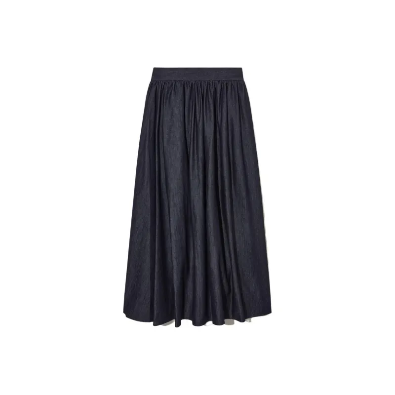 COS Casual Long Skirts Women's Indigo-0