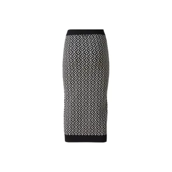 Michael Kors Women's Logo Jacquard Pencil Skirt