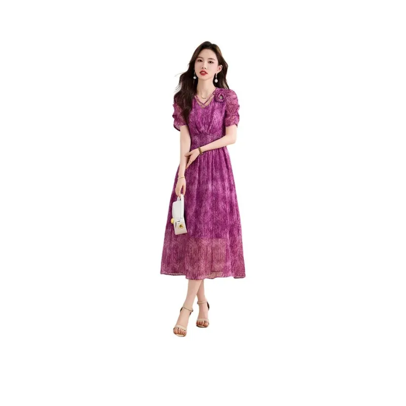 La Chapelle Short Sleeved Dress Women's-3