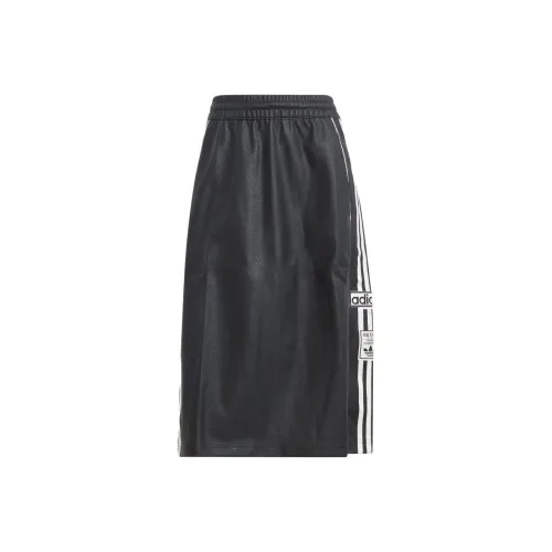 Adidas Originals ADIBREAK Casual Long Skirt Women
s Black