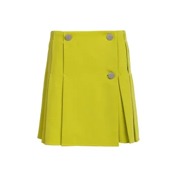LIZZY Casual Short Skirts Women's Fluorescent Green