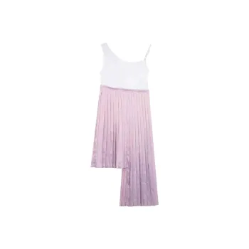 BLUEerror Slip Dress Women's Light Purple & White